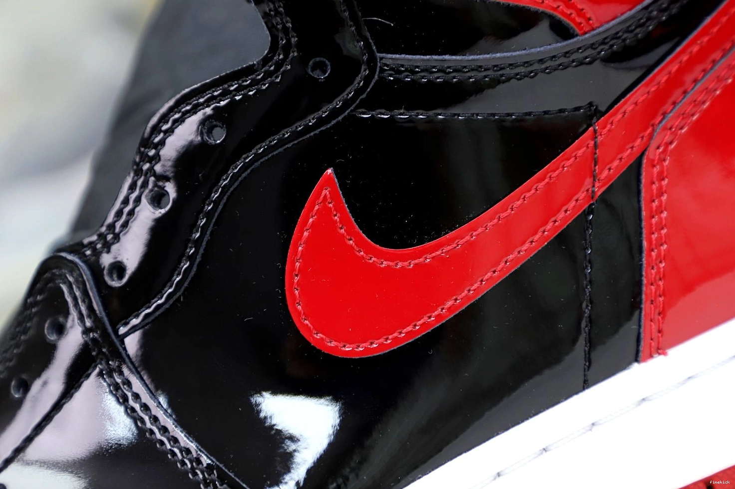 1 BRED PATENT OG AIR HIGH JORDAN 1001